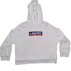 Vintage Soft Heavyweight Levi Hoodie (not graphic, awesome raised logo)